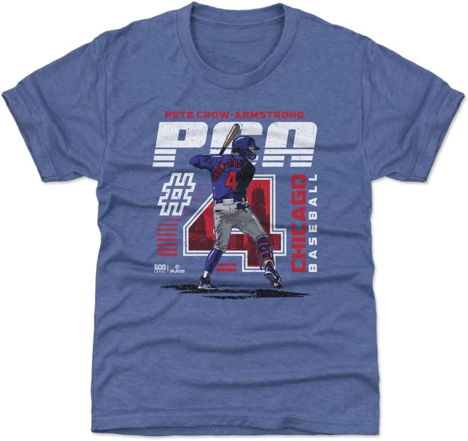 500 LEVEL Pete Crow-Armstrong Chicago PCA Youth Shirt S