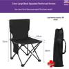Portable Outdoor Metal Folding Moon Chair for Camping & Picnics