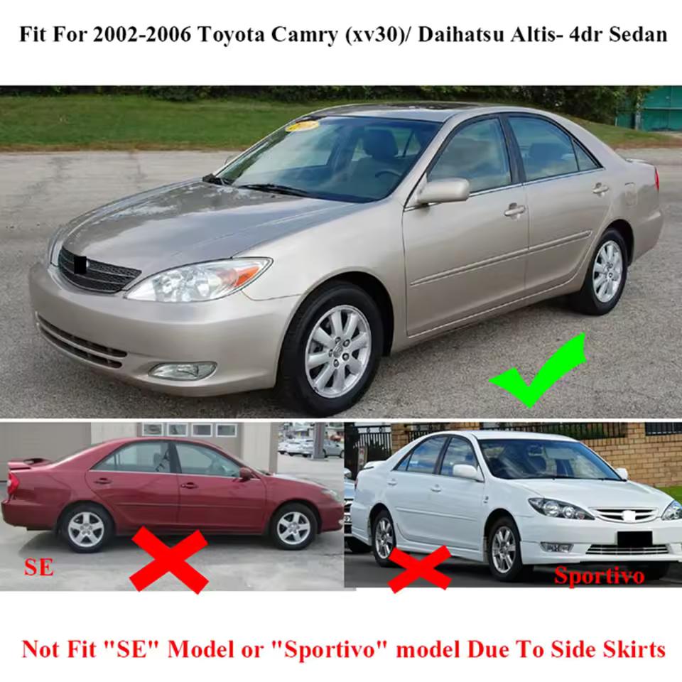 Front Rear Car Mudflap for Toyota Camry XV30 XV 30 2002-2006 Fender Mud Flaps Guard Splash Flap Mudguard Accessories 2003 04 05