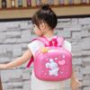 Trendy Led Flashing Children's Eggshell Backpack With Cute Dinosaur And Rabbit Design