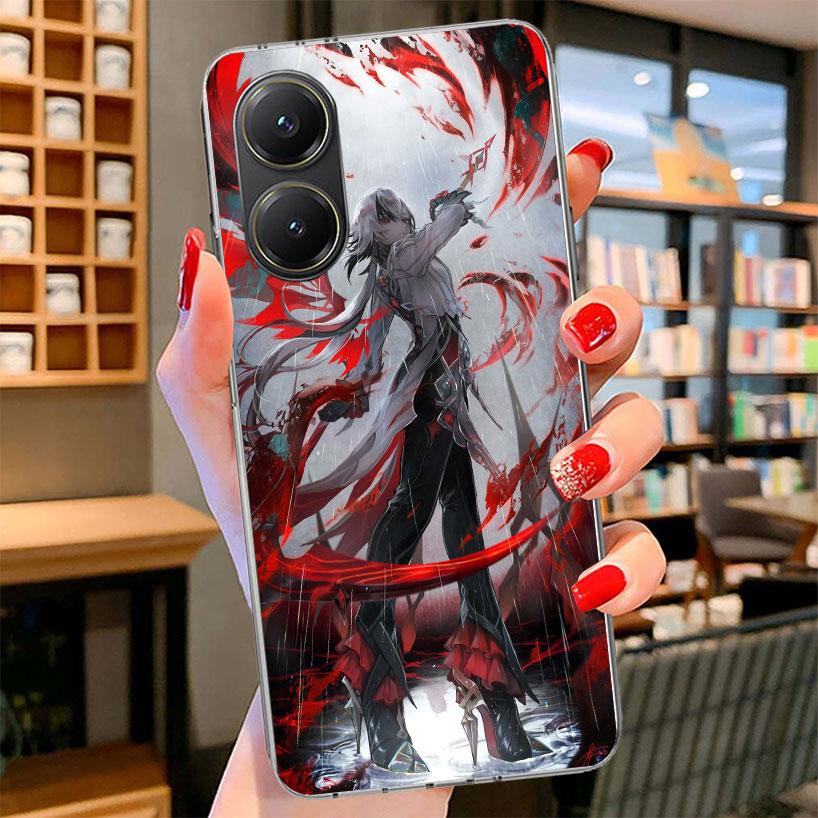 

Чехол для телефона Arlecchino Genshin Impact для Xiaomi Poco F7 Ultra X7 X6 X5 Pro M7 Redmi 15C 15 13C 13 12C 12 10C 10 9A 9C 9T 9 Redmi 15C (173)