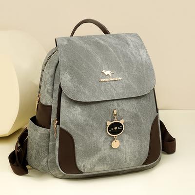 Women's Practical Double-shoulder Bag with High Appearance Quality and Large Capacity Backpack