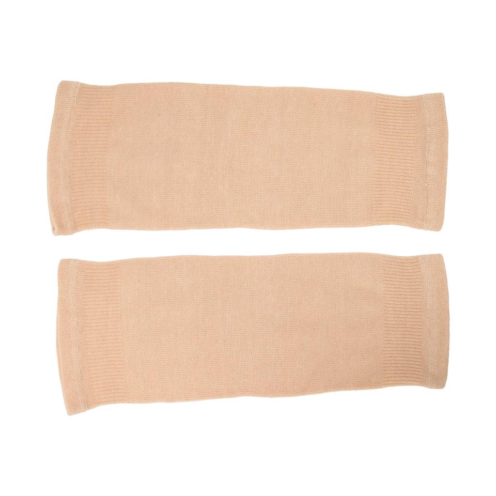 2Pcs Knee Brace Sleeve Breathable Comfortable Thin Stretchy Soft Skin Color Knee Protection Sleeve