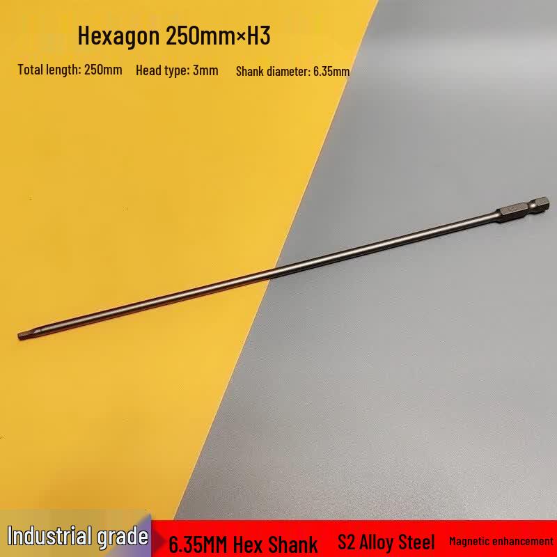 

Jundingying 250mm Magnetic Hex Screwdriver Bit