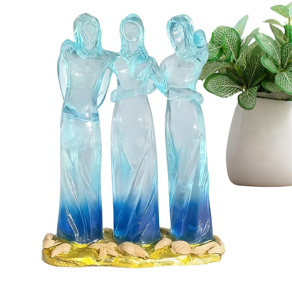 Sisters By My Side Feiert Freundschaften Schwestern Skulptur Freund Geburtstag Für Besonderen Freundschaftstag Für Weiblich