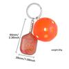 3D Metal Sporty Pickleball Keychain For Women Key Ring Pickleball Racket Keychain Key Holder Keychain Bag Pendant