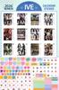 IVE Merchandise Large Wall Calendar 2026 Sticker Set (Reiwa 8) + K-POP