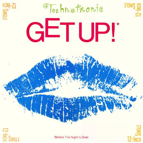 

12inch Record TECHNOTRONIC Get Up Before The Night Is Over V19704 SBK Records 1990 US Dance Electronica Used