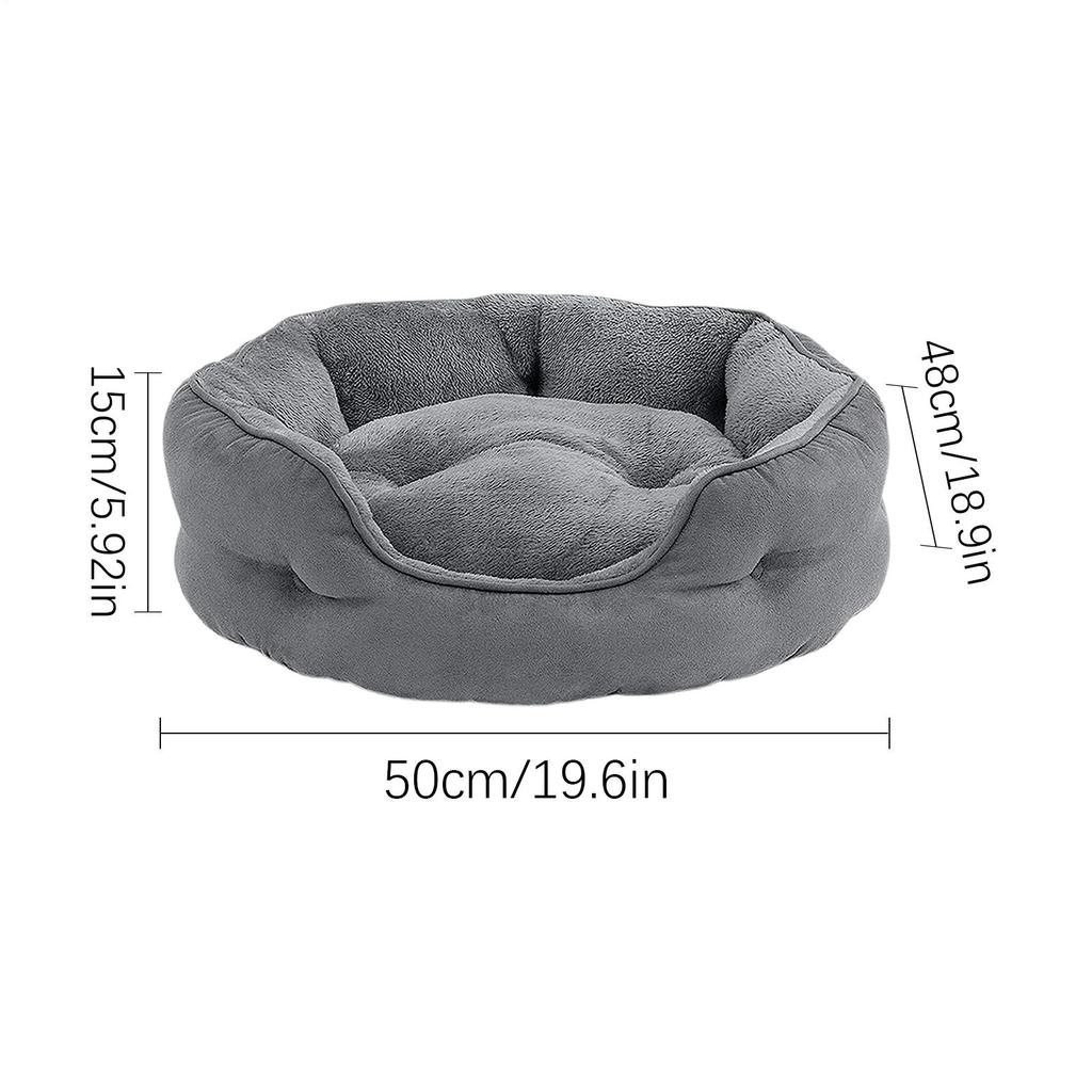 Cat Couch Bed Thickened Outdoor Winter Warmth Dog Cave Anti-Slip Pet Sleeping Nest For Small Large Kitten Puppy Small Animals