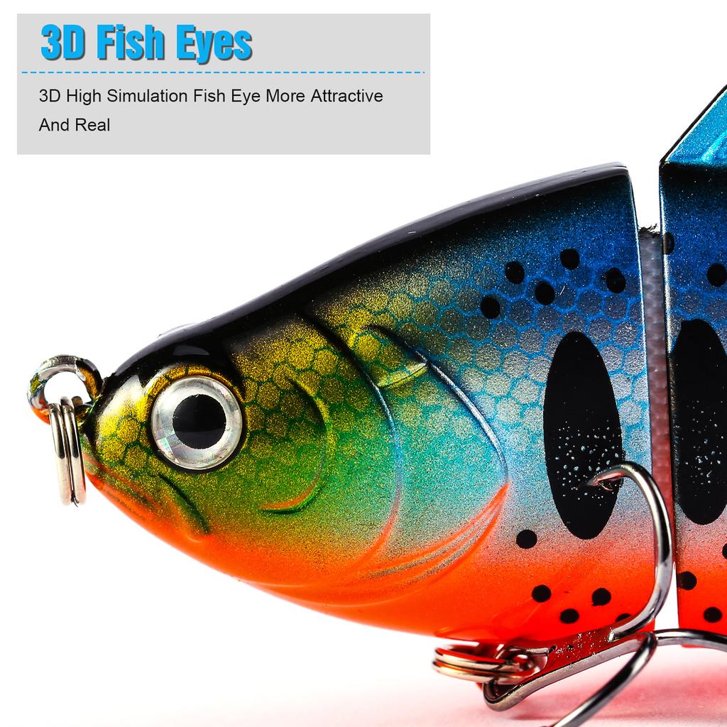 Fishing Lure Multi Jointed Hard Bait Artificial Bait Wobblers 6 Segments Swimbait Jigging Lures