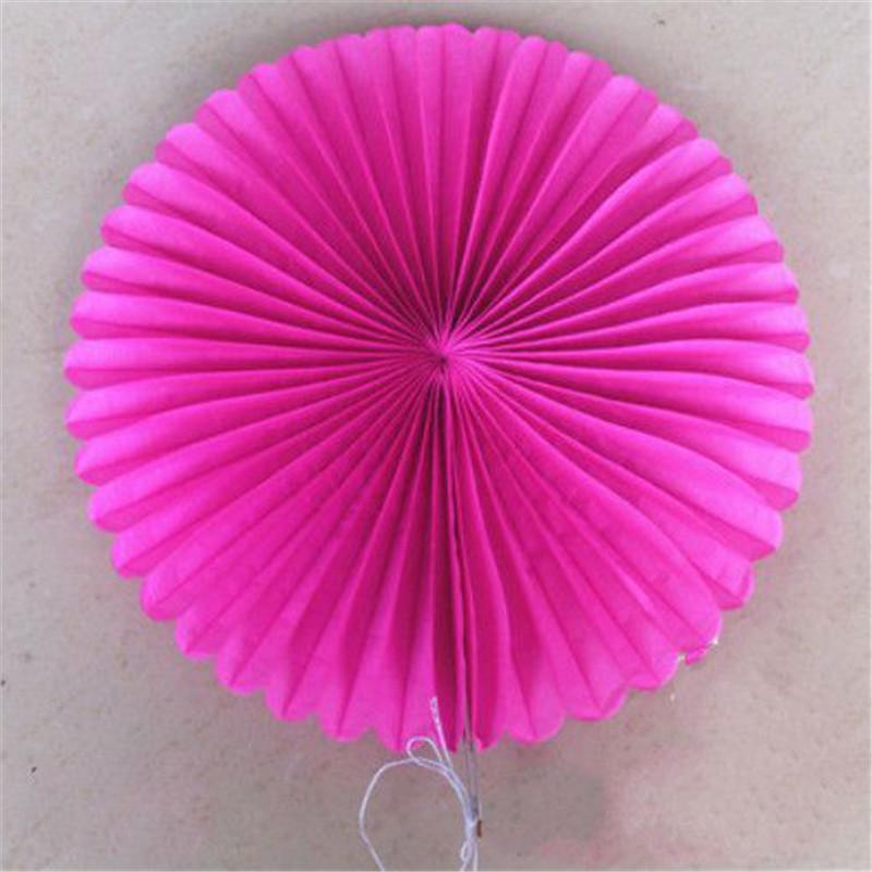 

Цветок из тишью Подвесной веер Свадьба День рождения Гирлянда Праздничный декор Детский праздник Rose,15cm