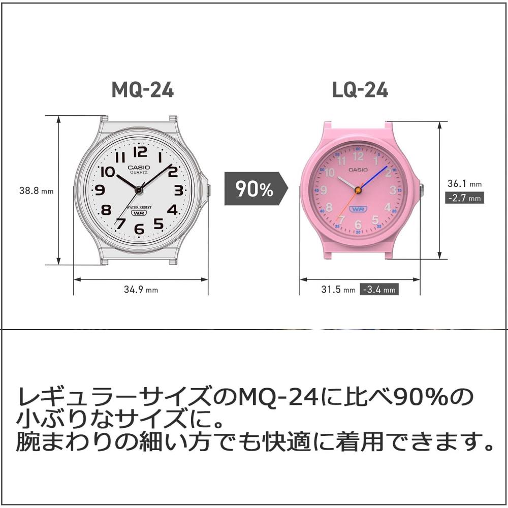 Casio Watch Casio Collection Biomass Plastic LQ-24B-4BJF Women's Pink