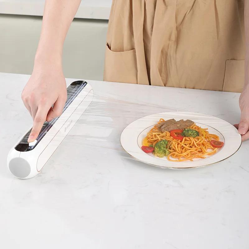 Magnetic Refrigerator Wrap Cutter Dispenser - Kitchen Tin Foil Storage Organizer