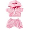 Cimoon Doll Clothing Pink Hoodie Set for 15cm and 17cm Plush Toys Cute Costume Outfit Accessory