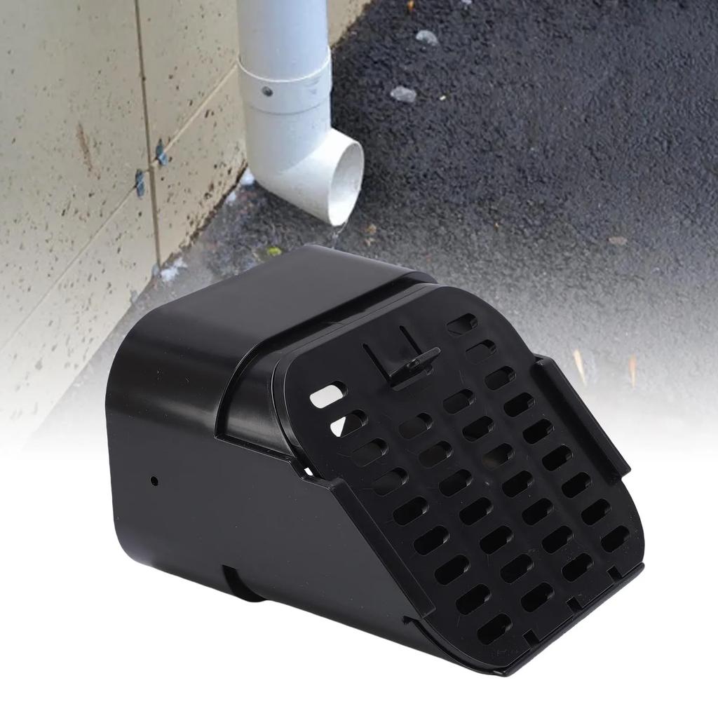 2x3 Inch Type A Gutter Downspout Extension Accessory Downspout Outlet Filter and Leaf Guard for Residential