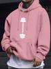 Fitness Dumbbell Theme Kids Hip Hop Sports Hooded Sweatshirt,vintage Dumbbell Text Graphic,comfy Loose Fit for Casual Sports Outing.