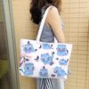 Group One-shoulder Leather Bag Tote Bag One-shoulder Bag PU Large Capacity  Cartoon