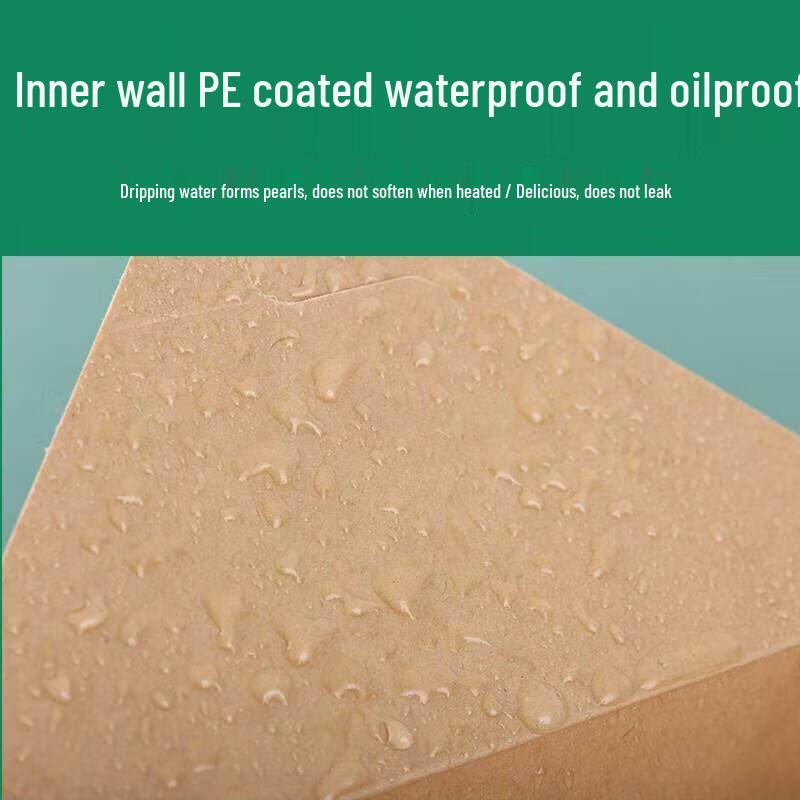 Disposable Kraft Paper Takeout Lunch Box