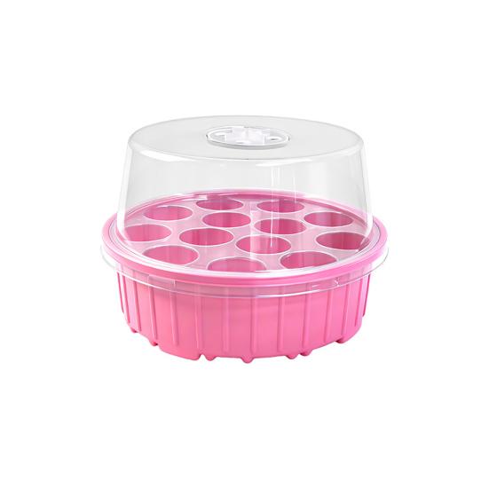 

Planting Box with Adjustable Vents for Temperature And Humidity Control Plant Starter Tray with Transparent Cover Insulated Moisture Retention
