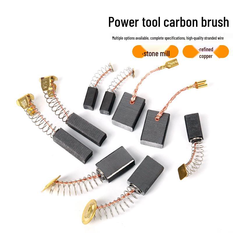 Kohlebürsten-Set für Winkelschleifer, Bohrmaschine, Polierer und Elektrohammer