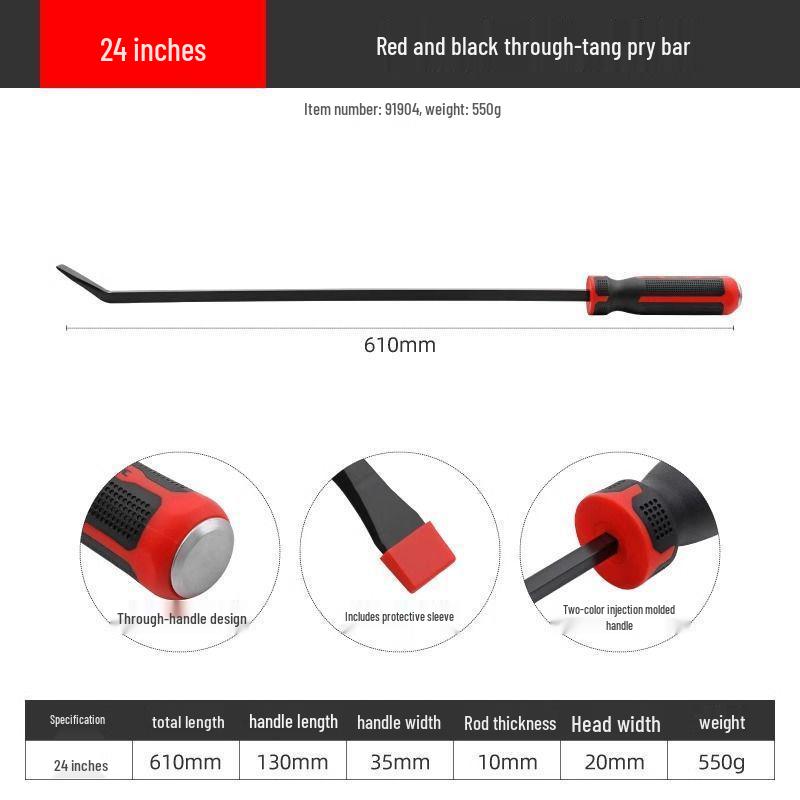 Multi-Functional Woodworking Pry Bar: Special Steel Tool for Door and Window Installation