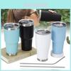 Modern Stainless Steel 30oz Insulated Travel Mug Large Capacity Car Cup For Hot And Cold Beverages