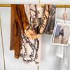 Hangzhou Silk Scarf Versatile Streamer Korean Version Light Luxury Calla Lily Long Mulberry Silk Scarf Anti-sun