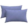 Sofa Cushions 2 Pcs Denim Blue 50 X 30 Cm Fabric
