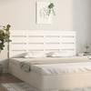 Vidaxl Bed Headboard, White, 140X3X80 Cm, Solid Pine Wood