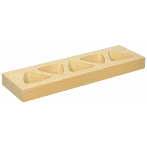 EBM Wooden Rice Ball Mold, 5 Holes
