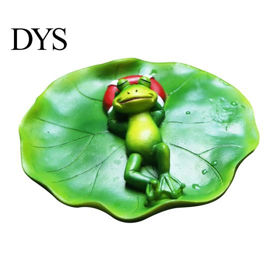 Garden Animal Statues for Water Features Floating Frog Pond Ornament, Realistic Resin Statue, UV Protected Statue Patio Decor Weather Resistant