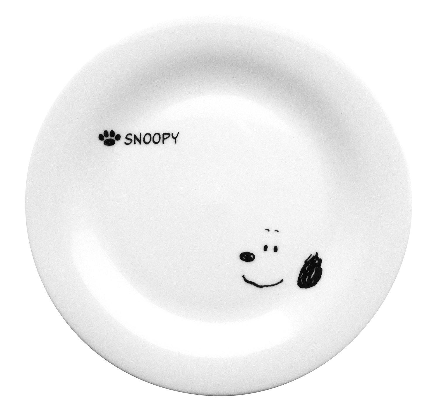 

PEANUTS Snoopy Простое лицо Стандартный торт 20см 612109 Тарелка, Диаметр, Белый, белый