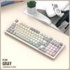 Dual Modes Mechanical Keyboard Dual Bluetooth 2.4G Gaming Wireless Keyboard RGB Glows Adjustable Volume Knob Keyboard For PC Laptop Tablet