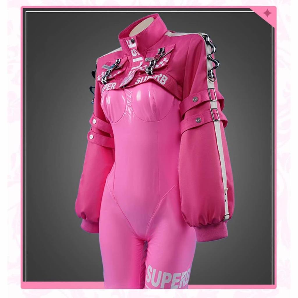 Goddess of Victory Viper Uni Alice Cosplay with Wig Diesel Sailor Suit Costume Queen Bunny Outfit Body Suit Halloween S Size