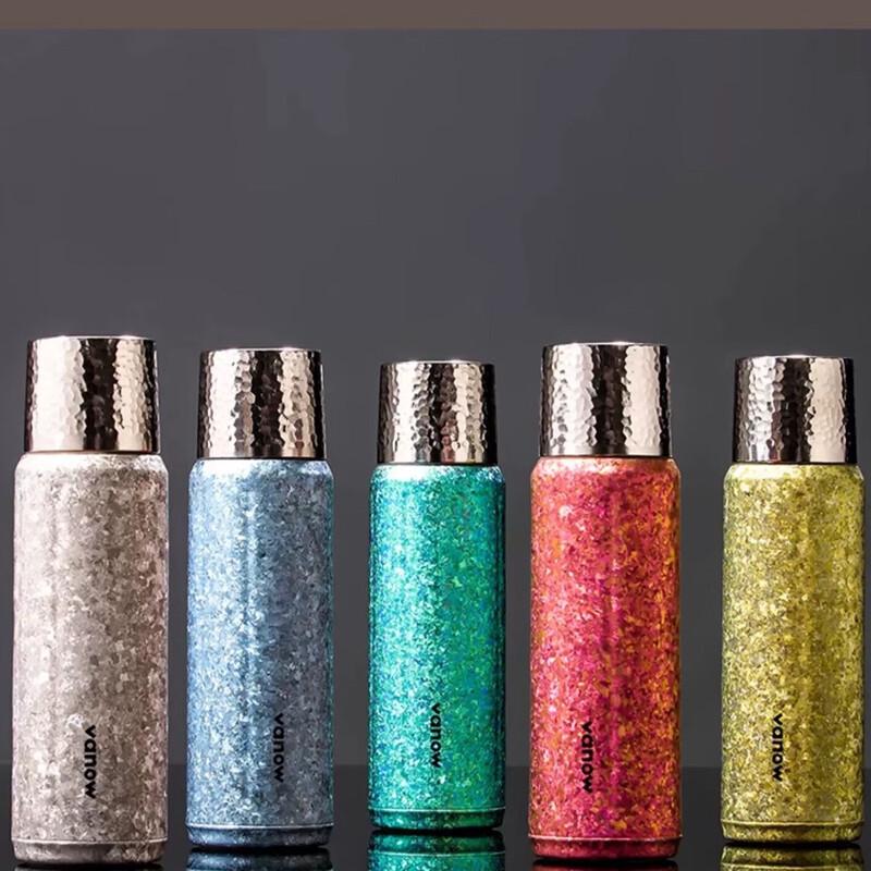 Vanow Double-Layer Pure Titanium Insulated Tea Infuser Bottle