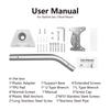 1 Set For Starlink Gen 3 Pipe Adapter Roof Wall Mount Wall Installed Connect Rod Mount Roof Adapter Holder Satellite Bracket