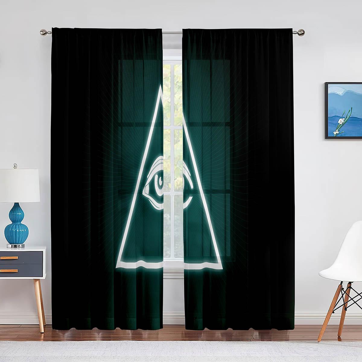 Мейсон Масонский Франкмасонство Эмблема Тюль Вуаль Шторы Для Спальни Оконные Шторы — фото 13