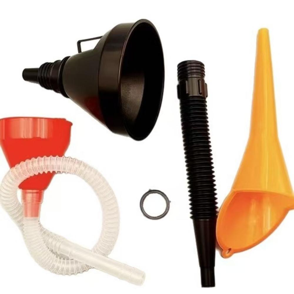 Multi Caliber Car Motorcycle Oil Filling Funnel Flexible Automotive Funnel  Different Vehicles funnel set