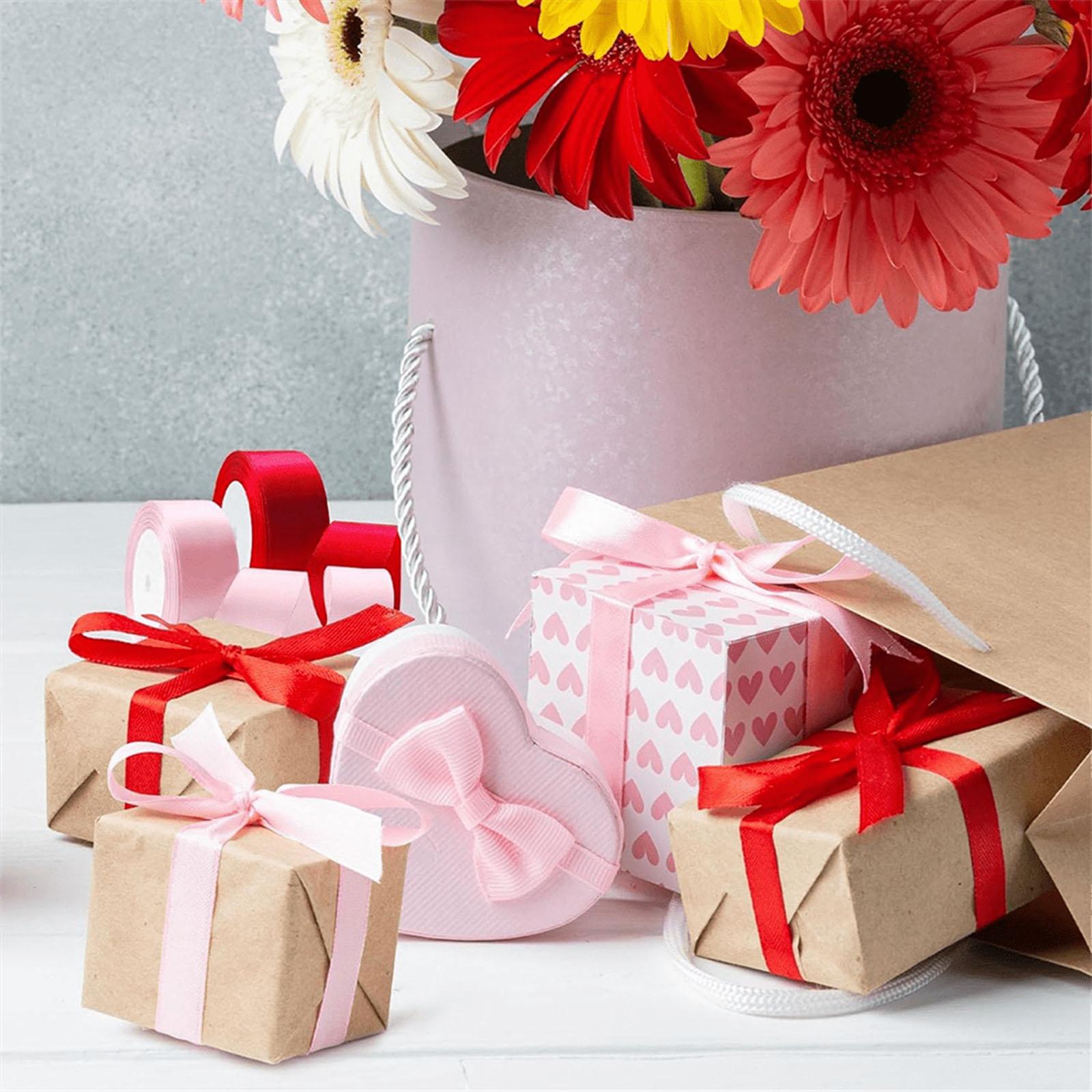 Car Red Ribbon Large Red Polyester Ribbon Festive Decorative Ribbon Wedding Decoration Ribbon Gift Event Tables And Chairs One Size арбуз красный