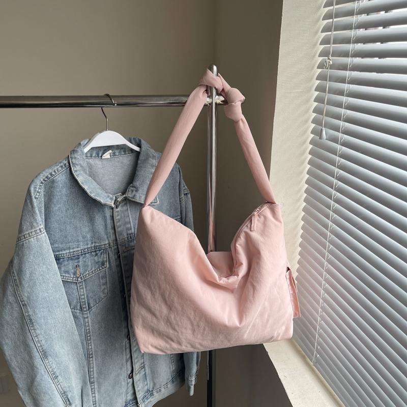 Velká nákupní taška Dámská jednobarevná taška přes rameno Crossbody taška