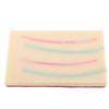 Suture Pad 3 Layers Reusable Silicone Realistic Suturing Practice Pad for Student Training