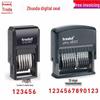 Zhuoda Adjustable Automatic Number Stamp, 6-Digit To 13-Digit, Self-Inking and Ink Ejection.
