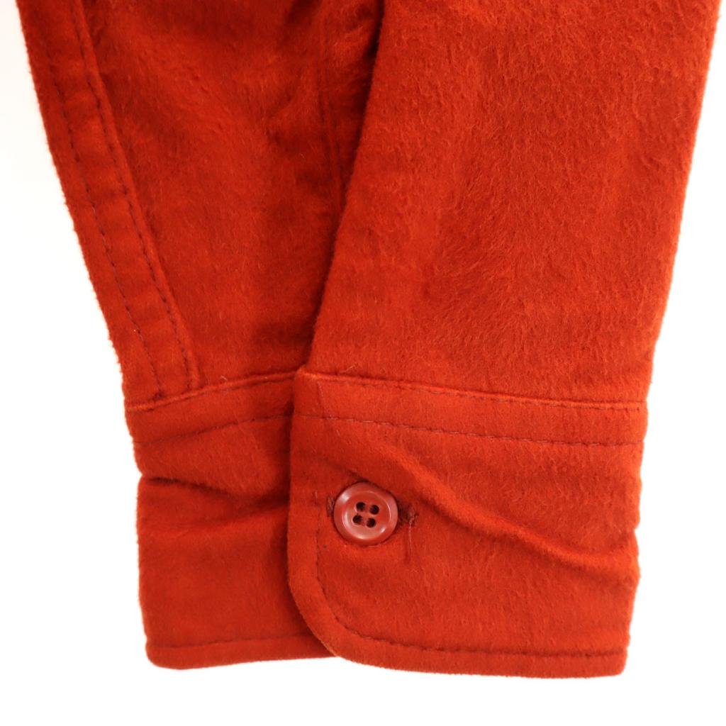 Woolrich 70s Vintage USA Made White Tag Long Sleeve Chamois Cloth Shirt Men's Used