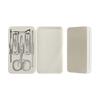 Stainless Steel 5-Piece Nail Care Set: Clippers, Scissors, Manicure Tools & Ear Pick