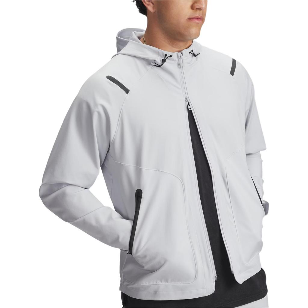 Under Armour UA Jackets Men's Gray Hooded Moderate Other 1370494-014
