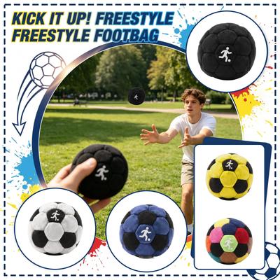 Plush Soccer Style Footbag Durable Soft Kicking Ball for Indoor Outdoor Exercise Play Activities