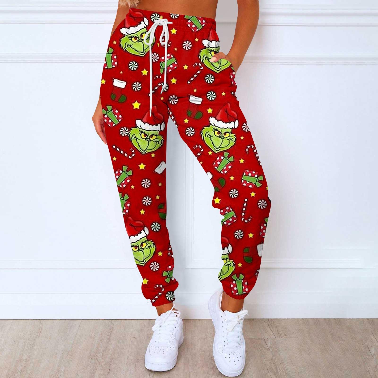 

Женские модные спортивные повседневные спортивные штаны с карманами и шнурком с принтом S