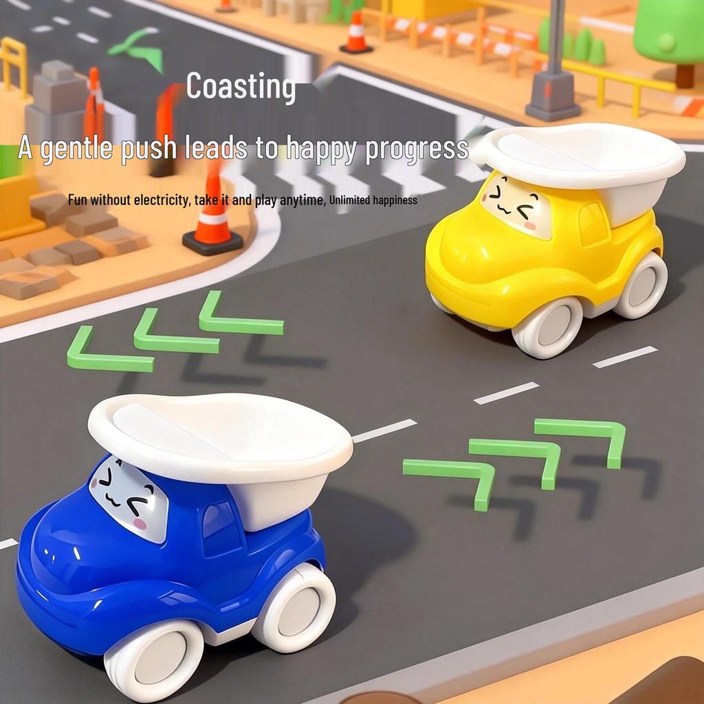 Popular Cartoon Toy Dump Truck Inertial Car