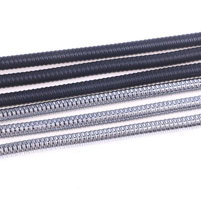 1 Stück LED M4 Schwarz Silber Mikrofon-Positionierungsschlauch Zwei Außengewinde M4 Flexibler Schlangenschlauch