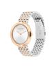Calvin Klein Silver Watch with Twisted Bezel 25100070 Women's (Officially Imported)